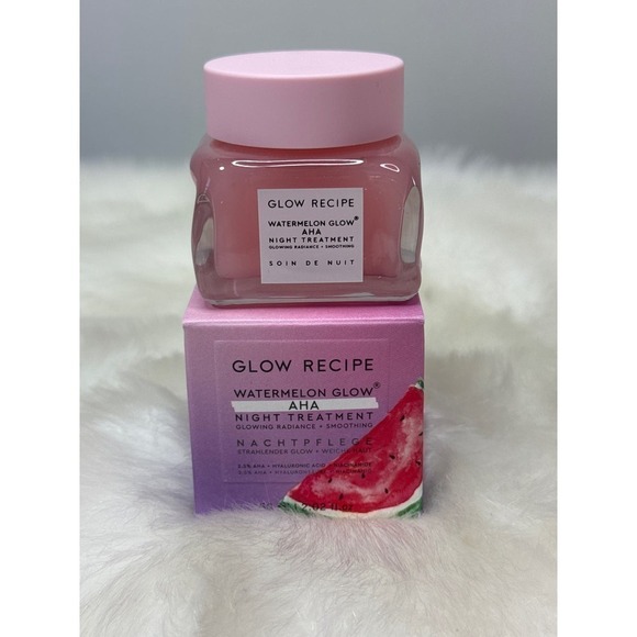 Glow Recipe Watermelon Glow AHA Night Treatment 60ml/ 2.02 fl.oz‎ BNIB - Picture 3 of 8
